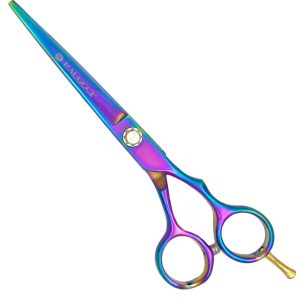 Tijeras Raugcci Línea Profesional Titanium Corte Deslizante Tornasol 6,5 Pulgadas
