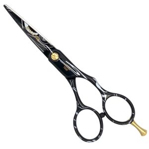 Tijeras Raugcci Línea Profesional Zafiro Diseños 5,5 Pulgadas ref: Swirl  Deslizante