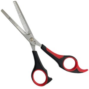 Tijeras Raugcci Entresacar Sencilla Fx Roja