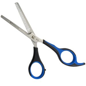 Tijeras Raugcci Entresacar Sencilla Azul "X5"