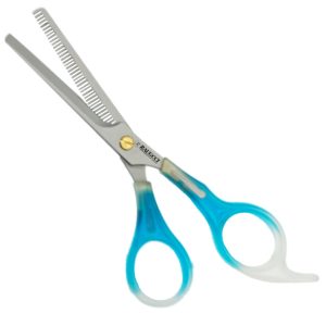 Tijeras Raugcci Entresacar Sencilla XTreme Azul Traslucida