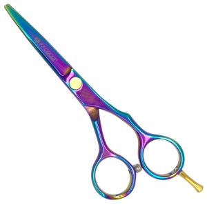 Tijeras Raugcci Línea Profesional Titanium Corte Deslizante Tornasol 5 Pulgadas