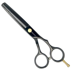 Tijeras Raugcci Línea Profesional Titanium Entresacar Negra