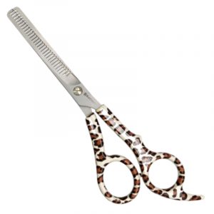 Tijeras Raugcci Entresacar 2 hojas Leopard ED
